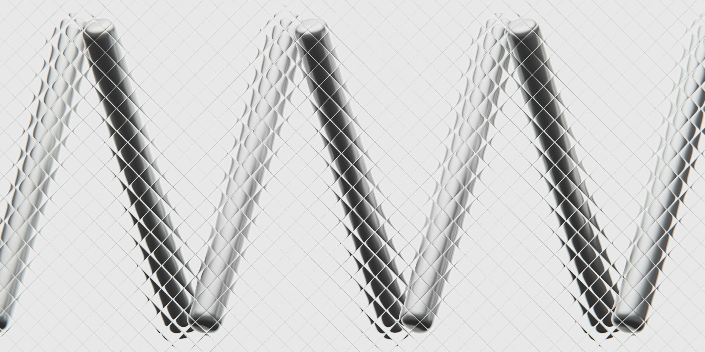 Distorted reeded glass object